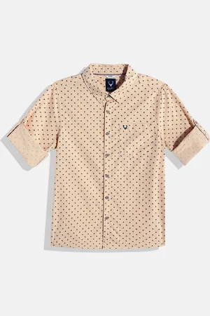 Allen Solly Boys Sport Fit Micro Floral Printed Pure Cotton Casual Shirt