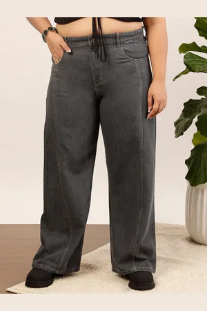 CURVY STREET Women Jean Wide Leg Jeans