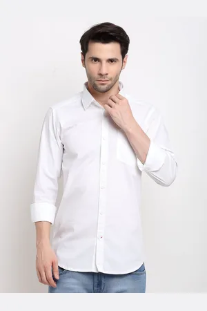 Cross Court Men Opaque Casual Shirt
