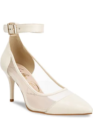 London Rag Leather Stiletto Pumps with Buckle