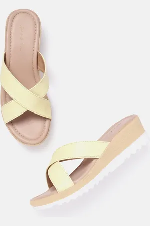 Mast & Harbour Criss-Cross Design Comfort Heels