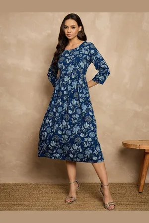 BAESD Floral Print Maternity A-Line Dress