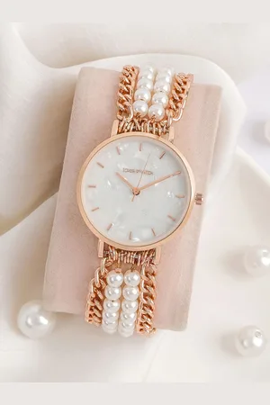 Joker & Witch Women Pearl Watch Collection Wrap Around Straps Analogue Watch AMWW811