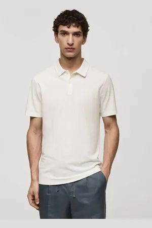 MANGO Pique Polo Collar Slim Fit T-shirt