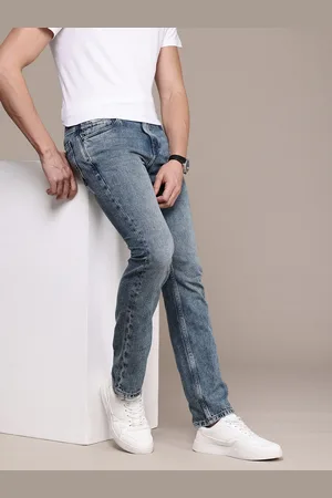 Nautica Men Pure Cotton Straight Fit Heavy Fade Jeans