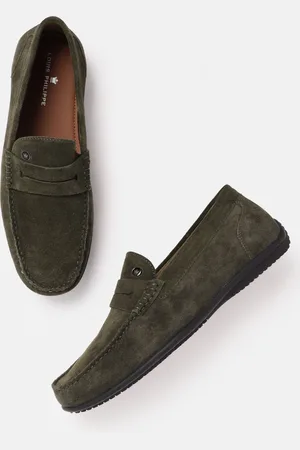 Louis Philippe Men Leather Penny Loafers