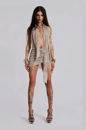 LULU & SKY Women Animal Print Shirt Mini Dress