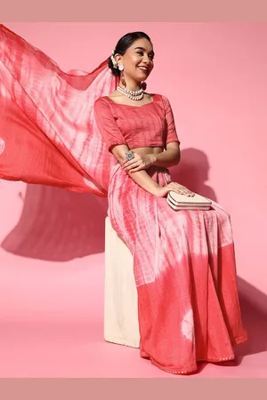 Kalini Tie and Dye Gotta Patti Silk Blend Saree