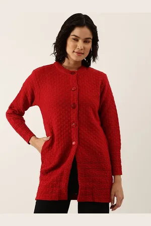Chemistry Women Cable Knit Longline Front-Open Sweater