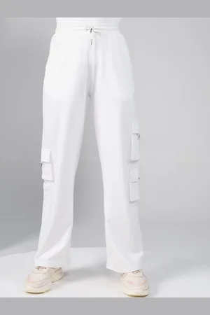 EDRIO Women Solid Relaxed-Fit Track Pants