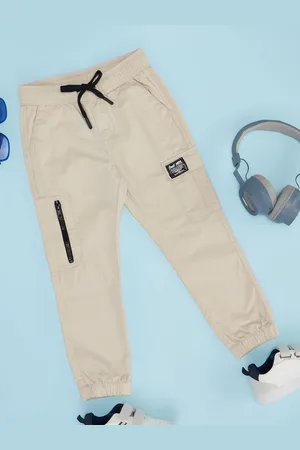 Pantaloons Boys Cotton Mid-Rise Regular Fit Joggers