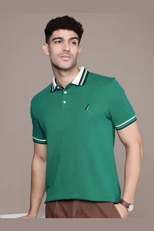 Nautica Polo Collar Pure Cotton Casual T-shirt