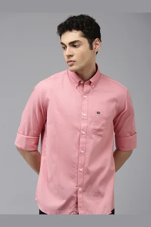 Arrow Manhattan Slim Fit Button-Down Collar Pure Cotton Casual Shirt