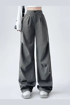 LULU & SKY Women Flared High-Rise Regular Trousers