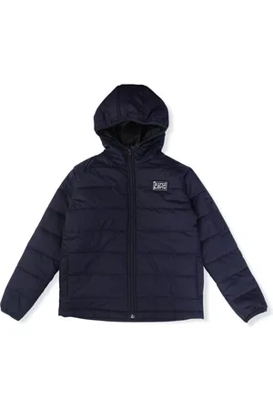 Gini and Jony Boys Full Sleeves Brand Logo Puffer Jacket