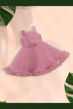 MeeMee Girls Applique Fit & Flare Dress
