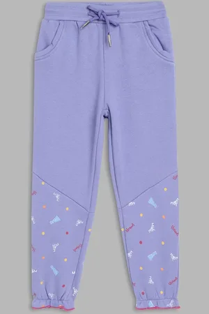 Blue Giraffe Girls Mid-Rise Joggers Trouser