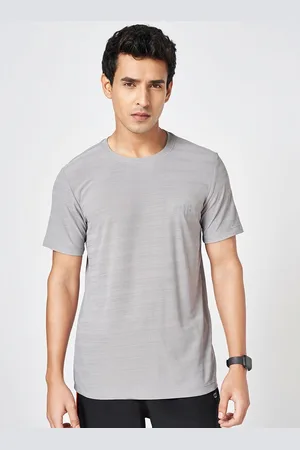 Pantaloons Men Striped Round Neck Slim Fit T-shirt