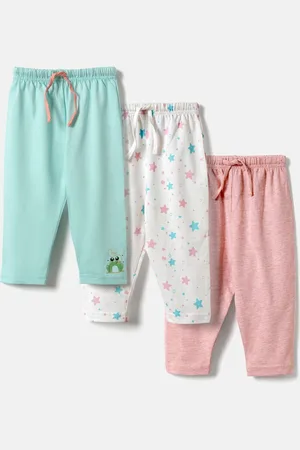 Nauti Nati Infants Pack Of 3 Mid-Rise Ankle-Length Leggings