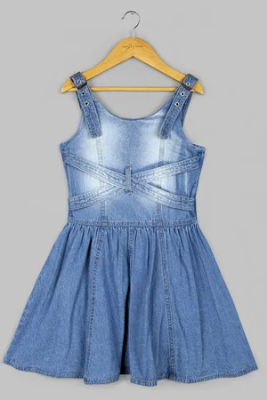 naughty ninos Girls Dyed Fit & Flare Dress