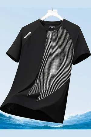 Stylecast Men Striped Round Neck Cotton Tshirts