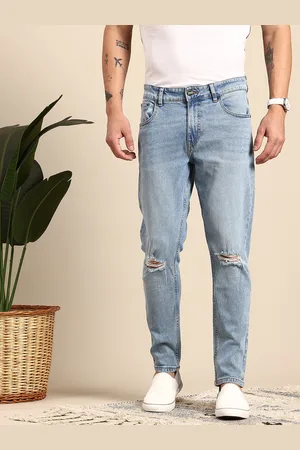 Mast & Harbour Men Slim Fit Ripped Jeans