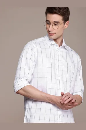 Nautica Pure Cotton Classic Fit Checked Casual Shirt
