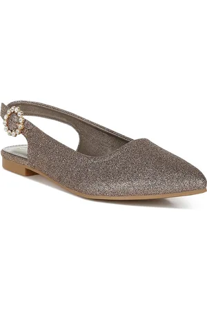 London Rag Women Printed Mules with Buckles Flats