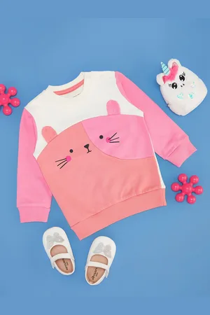 Pantaloons Girls Colourblocked Sweatshirt