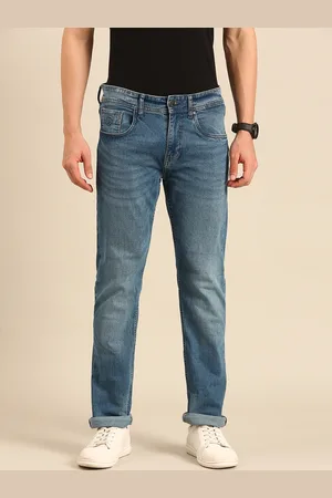 Being Human Men Straight Fit Light Fade Stretchable Jeans