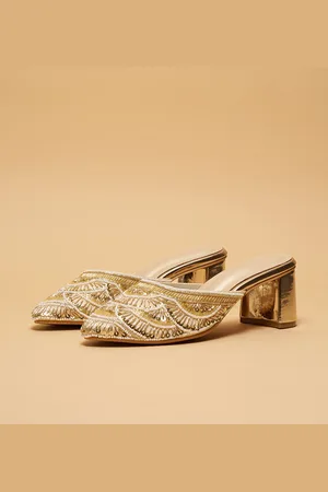 ERIDANI Oviya Embroidered Mules