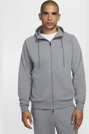 Nike Men Cotton Primary Dri-FIT UV Full-Zip Versatile Hoodie Jacket