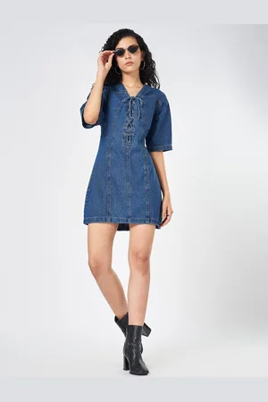 Pantaloons A-Line cotton Mini Dress