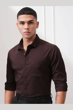 Highlander Men Solid Formal Slim Fit shirt