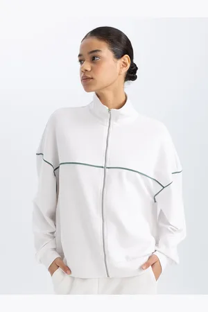 DeFacto Women Mock Collar Front-Open Sweater