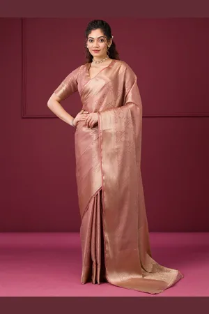 Koskii Woven Design Zari Saree