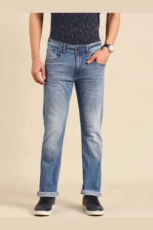 Being Human Men Straight Fit Heavy Fade Stretchable Jeans
