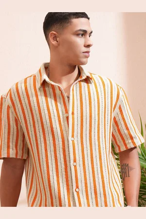 Highlander Men Crochet Relaxed Shirt