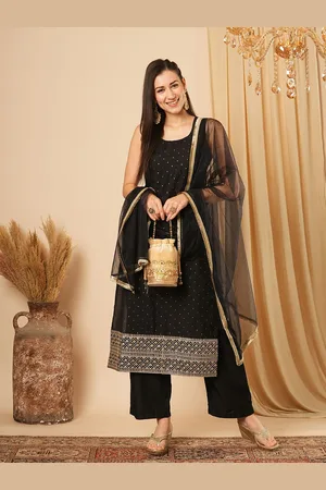 Globus Women Ethnic Motifs Printed Regular Kurta with Trousers & With Dupatta