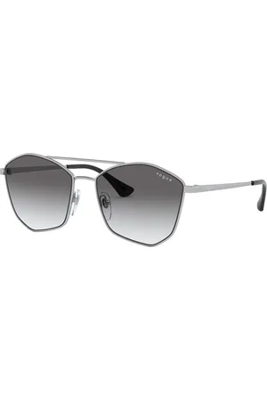 vogue Women Gradient Grey Lens Irregular Sunglasses - 0VO4154SI323/1155