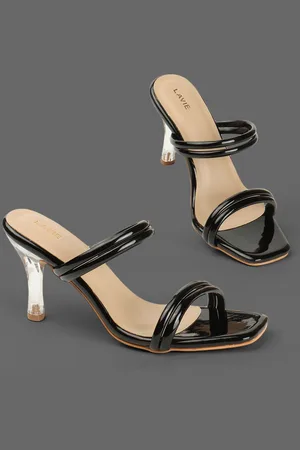 LAVIE Women Colourblocked Party Open Toe Block Heels Sandals