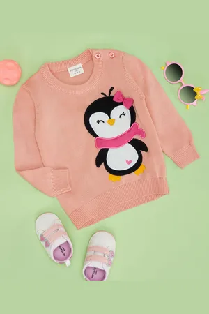 Pantaloons Girls Cable Knit Pullover