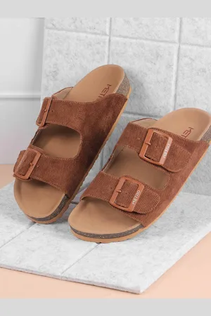 Metro Women Open Toe Flats with Buckles
