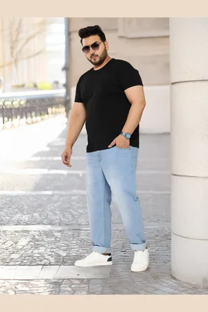 Sztori Men Plus Size Regular Fit Stretchable Jeans
