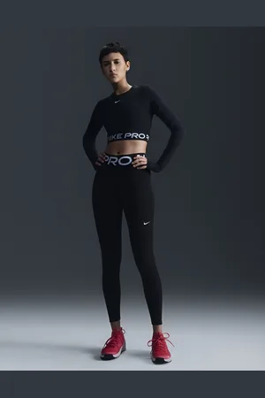 Nike Women Pro Sculpt Printed High Waist Ankle Length Tights