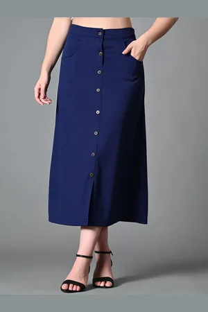 Roadster Ribbed A-Line Mini Skirts