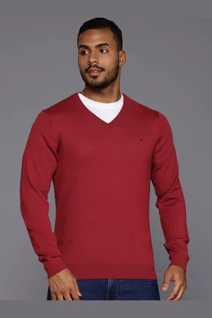 Louis Philippe Men V-Neck Pullover