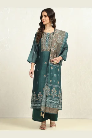 Biba Geometric Printed Unstitched Dress Material