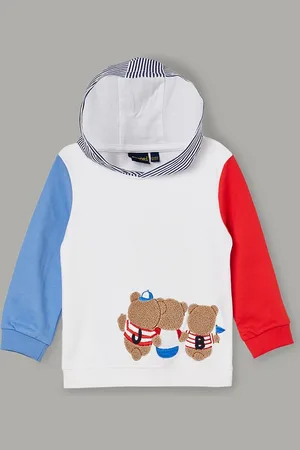 Lifestyle Boys Colourblocked Pure Cotton Pullover Sweatshirt