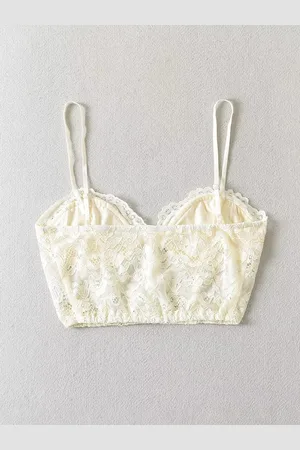 LULU & SKY Women Self Design Crop Bralette Top